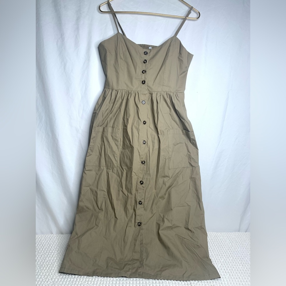 Size L Khaki Dress